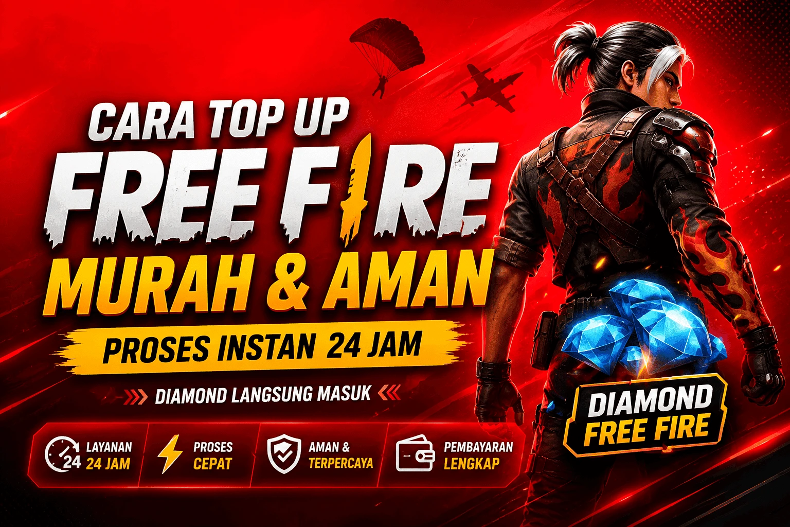 Cara Top Up Free Fire Murah dan Aman, Proses Instan 24 Jam