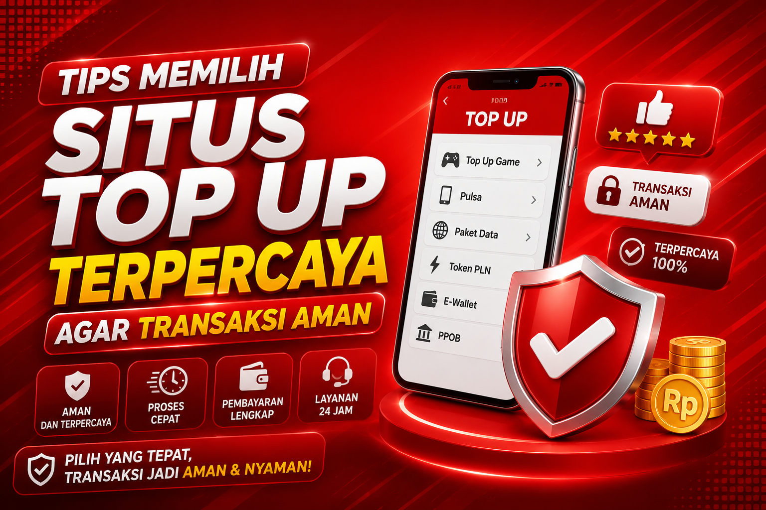 Tips Memilih Situs Top Up Terpercaya agar Transaksi Aman